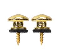 Lot de 2 goupilles de rechange robustes en métal pour guitare