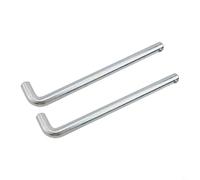 Lot de 2 goupilles de remplacement robustes en acier pour équipement de gym, 135 mm de long