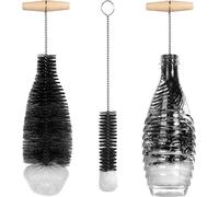 Lot de 2 goupillons pour bouteilles en verre SodaStream Crystal,de nettoyage pour bouteilles en verre,de nettoyage pour carafe en verre 0.6 l,biberons,bouteilles d'eau