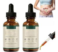 Lot de 2 gouttes de drainage lymphatique pour lymphorie, mélange de plantes naturelles, soutien du système lymphatique, rapide et efficace, favorise la santé générale unisexe