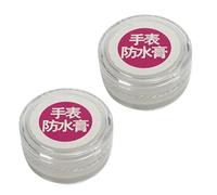 Lot de 2 graisses de silicone pour réparation de joints de montre - Lube Tools, lubrifiant de silicone - Huile de montre pour la réparation de montres - Accessoires de montre