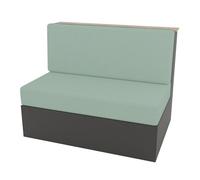 Lot de 2 grandes housses de coussin extensibles et antidérapantes pour siège de camping-car et banc de caravane Vert clair