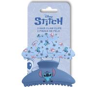 ARTESANÍA CERDÁ, S.L. – Grandes pinces à cheveux Stitch – Griffes tropicales Stitch & Angel, Lot de 2