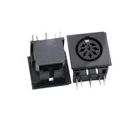 Lot de 2 grandes prises DIN femelles DS-08-02 for interrupteur d'alimentation