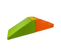 Lot de 2 grands blocs en mousse jaune vert orange Orange G