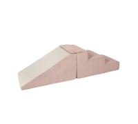 Lot de 2 grands blocs en mousse rose velours côtelé