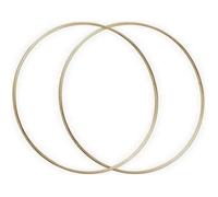 Lot de 2 Grands Cercles métalliques doré ancien, diam. 50 cm pour abat-jour, Anneaux epoxy Attrape rêves - Unique