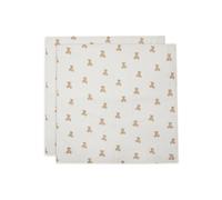 Lot De 2 Grands Langes Gaze De Coton Teddy Bear Teddy Bear TU