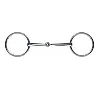 Lot de 2 grands mors de bride pour cheval Feeling Argenté 125 mm