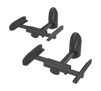 Lot de 2 grands supports de haut-parleur universels AVF noirs