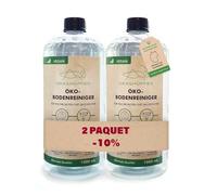 Lot de 2 - Grashüpfer® Produit de nettoyage pour robot laveur | 1000 ml de concentré environ 160 utilisations | Nettoyant pour sols écologique compatible avec les robots laveurs/aspirateurs