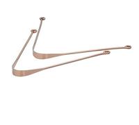 Lot de 2 gratte-langue en cuivre pour soulager la mauvaise haleine, hygiène bucco-dentaire
