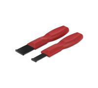 Lot de 2 grattoirs en métal dur pour surfaces métalliques avec cutter de 3,8 cm et 1,6 cm - Outil de retrait professionnel de joints industriels