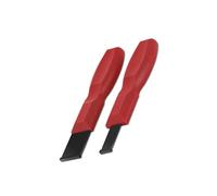 Lot de 2 grattoirs industriels en métal dur avec cutter de 3,8 cm et 1,6 cm pour surfaces métalliques, préparation, joints automobiles