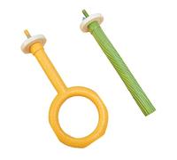 Lot de 2 grattoirs pour perroquets - Support pour cage à oiseaux - Jouet - Perchoir à oiseaux pour l'intérieur