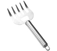 Lot de 2 griffes à viande ergonomiques en acier inoxydable - Pour barbecue, cuisine, poulet, restaurant, bœuf, père, papa