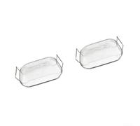 Lot de 2 grilles à rôtir en acier 304 pour four 28,5 cm | Construction durable, design anti-déformation, utilisation durable, compatible avec les cuisinières à gaz, les fours à gaz