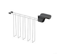 Lot de 2 grilles à toast en acier inoxydable résistant à la chaleur robuste | Lot de 2 de 43 cm et 27 cm, convient à toutes les tailles de pain, brunissage uniforme, petit-déjeuner idéal