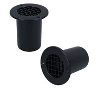 Lot de 2 grilles d'aération au sol 75 mm pour caravane, van