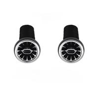 Lot de 2 grilles d'aération de voiture à DEL pour console avant de voiture - Remplacement pour Benz W204 2011 2012 2013 (sans LED)