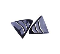 Lot de 2 grilles d'aération pour lunette arrière de voiture, noir brillant, compatibles avec Lexus IS300 IS250 200t 2013-2019(Carboon fiber)