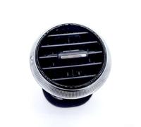 Lot de 2 grilles d'aération pour tableau de bord avant A3 S3 8P 2008-2012 - Pièce de rechange noire chromée compatible avec OEM 8P0820901C
