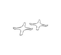 Lot de 2 grilles de bruleur pour appareil de cuisson Tecno ref 45135