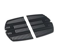 Lot de 2 grilles de cuisson en fonte émaillée pour barbecues Weber Q Séries 100 et 1000