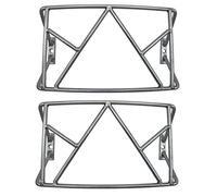 Lot de 2 grilles de protection, dispositif de protection pour éclairage arrière de remorques Aspöck, Multipoint, Jokon