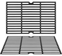 Lot de 2 grilles de rechange en fonte pour barbecue Tepro Toronto Click, Taino Hero XL, barbecue au charbon de bois Activa Angular Fonte, EL Fuego Montréal, 41,9 x 54,6 cm