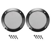 Lot de 2 grilles en maille pour haut-parleur de basses 124 mm