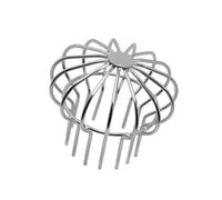 Lot de 2 grilles rondes antirouille pour l'extérieur, design robuste et sans obstruction pour systèmes de drainage de terrasse, protection de gouttière ronde contre le colmatage