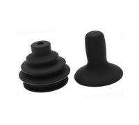 Lot de 2 guêtres universelles en caoutchouc pour manette de fauteuil roulant électrique, housse anti-poussière en silicone noir pour fauteuil roulant Le Bar