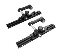 Lot de 2 guides d'alimentation pour scie de table avec rouleau de presse à rouleaux, construction en alliage d'aluminium pour la sécurité de coupe de précision