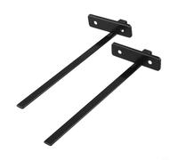 Lot de 2 guides de clôture de scie circulaire 164095-8, en métal pour guide de bord de rechange pour BSS610 BSS611 5008MG 5604R 5704R 5801B 5005BA 5007NB coupe droite