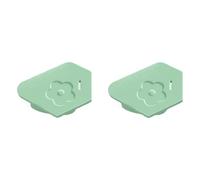 Lot de 2 guides de couture magnétiques, guide polygonal multifonctionnel avec échelle, accessoires universels de fournitures de couture, vert