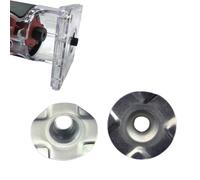 Lot de 2 guides de gabarit en métal pour douille compatible avec les machines de coupe 3701, 3703 et 3709 - pour guide de bord de toupie de précision pour accessoires de routeur de garniture