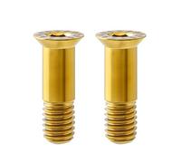 Lot de 2 guides de roue arrière pour vélo Vis fixes Poulie déformée pour VTT Road Bike Guide Vis de fixation Alliage Vélo