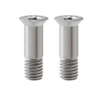 Lot de 2 guides de roue arrière pour vélo Vis fixes Poulie déformée pour VTT Road Bike Guide Vis de fixation Alliage Vélo