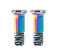Lot de 2 guides de roue arrière pour vélo Vis fixes Poulie déformée pour VTT Road Bike Guide Vis de fixation Alliage Vélo
