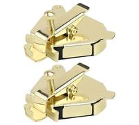 Lot de 2 guides magnétiques de bord de couture avec corps réglable résistant à la pression et à l'usure pour la cohérence des coutures sur tous les modèles de machine à coudre (doré)