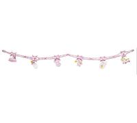 Lot de 2 guirlandes en papier pour bébé Rose 2 m