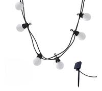 Lot de 2 guirlandes solaires blanc party