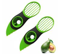 Lot de 2 hachoirs à avocat multifonction 3 en 1 pour fruits kiwi et mangue, outil cuisine