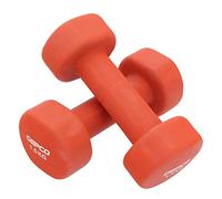 Lot de 2 haltères courts en néoprène de 1,5 kg pour aérobic