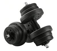 Lot de 2 Haltères Musculation, 2 x 10 kg, Poids réglable, pour Hommes et Femmes, Musculation, Prise de Masse, Fitness, Noir À propos de cet article[Sculptez votre corps] Les équipements de sports SONG