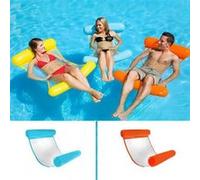 [Lot de 2] Hamac gonflable pour piscine Orange et Bleu Hobby Tech orange / bleu G