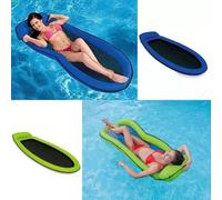 Lot de 2 Hamac / Matelas de piscine gonflable en maille semi immergé INTEX