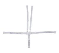 Monsieur Bébé - Lot de 2 harnais de sécurité 5 points pour chaise haute enfant - Gamme Ptit - Plusieurs coloris disponibles.