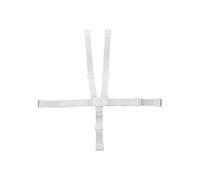 Lot de 2 harnais de sécurité 5 points pour chaise haute enfant Délice Monsieur Bébé - Blanc - Monsieur Bébé Blanc G
